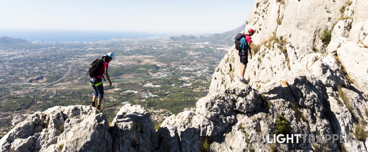 Traversing the Bernia Ridge