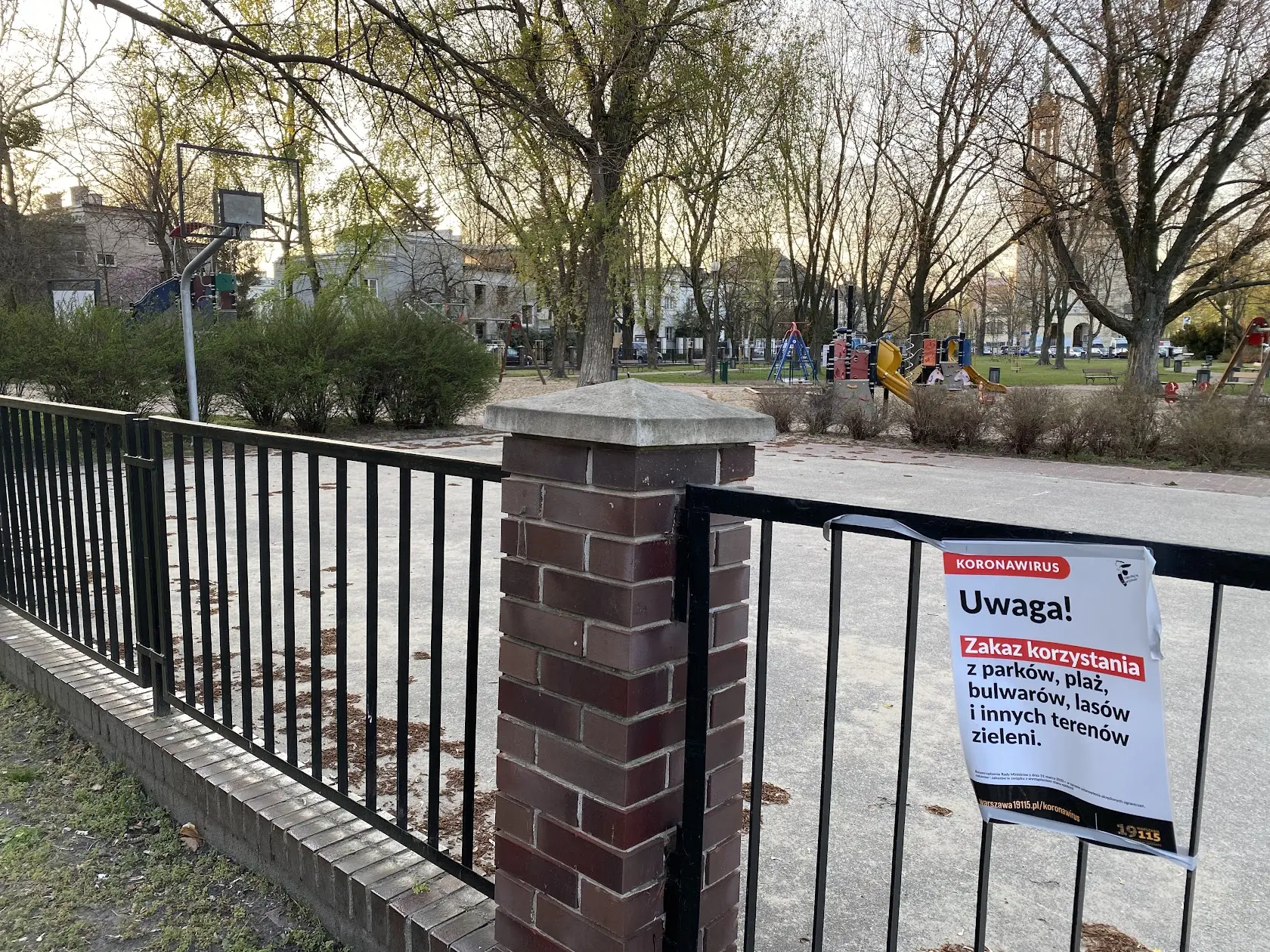 Park closed