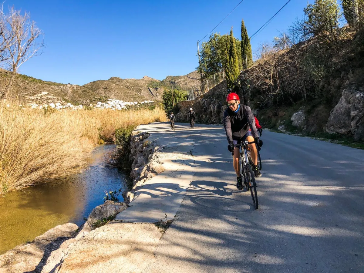 Cycling in the Jalón Valley
