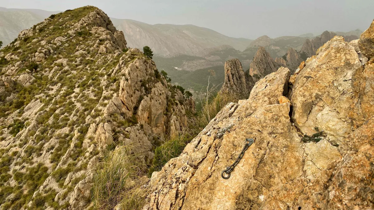 Abseil point