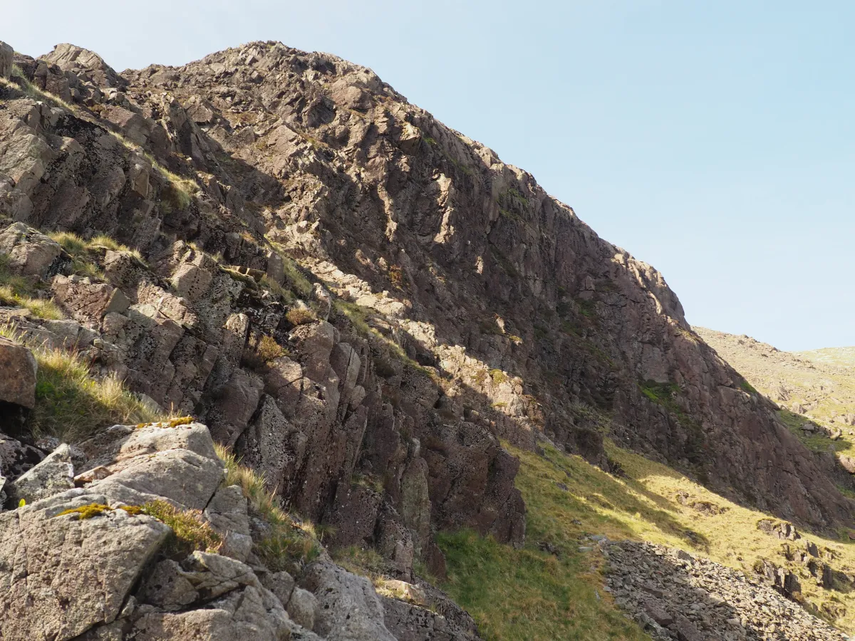 Rocky part of Wistow Crags